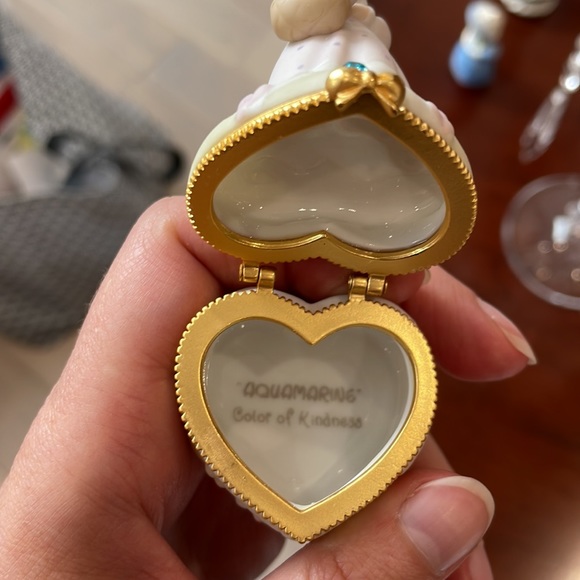 Precious moments March aquamarine small trinket ring holder - Picture 3 of 4